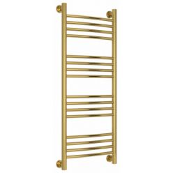Полотенцесушитель водяной Сунержа Богема+, высота 100 см, ширина 40 см, универсальное подключение, цвет золото, 03-0221-1040