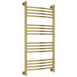 Полотенцесушитель водяной Сунержа Богема+, высота 100 см, ширина 50 см, универсальное подключение, цвет золото, 03-0221-1050