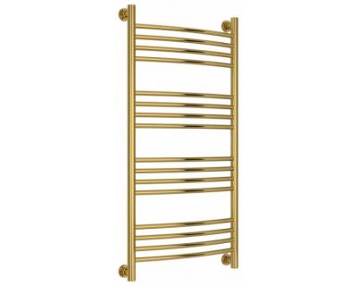 Полотенцесушитель водяной Сунержа Богема+, высота 100 см, ширина 50 см, универсальное подключение, цвет золото, 03-0221-1050