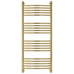 Полотенцесушитель водяной Сунержа Богема+, высота 120 см, ширина 50 см, универсальное подключение, цвет золото, 03-0221-1250