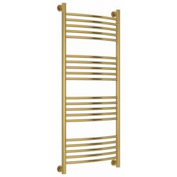 Полотенцесушитель водяной Сунержа Богема+, высота 120 см, ширина 50 см, универсальное подключение, цвет золото, 03-0221-1250