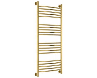 Полотенцесушитель водяной Сунержа Богема+, высота 120 см, ширина 50 см, универсальное подключение, цвет золото, 03-0221-1250