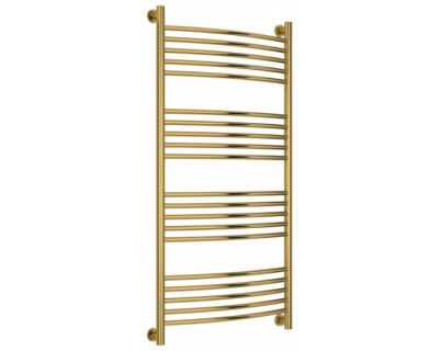 Полотенцесушитель водяной Сунержа Богема+, высота 120 см, ширина 60 см, универсальное подключение, цвет золото, 03-0221-1260