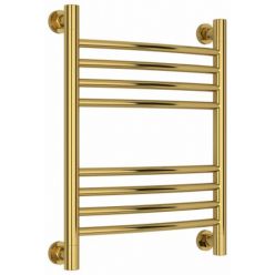 Полотенцесушитель водяной Сунержа Богема+, высота 50 см, ширина 40 см, универсальное подключение, цвет золото, 03-0221-5040