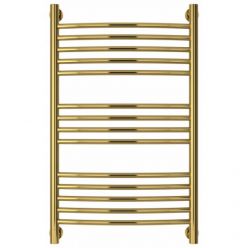 Полотенцесушитель водяной Сунержа Богема+, высота 80 см, ширина 50 см, универсальное подключение, цвет золото, 03-0221-8050