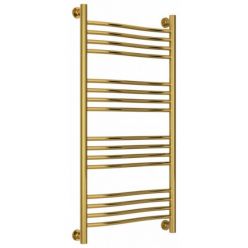 Полотенцесушитель водяной Сунержа Флюид+, высота 100, ширина 50 см, универсальное подключение, цвет золото, 03-0222-1050