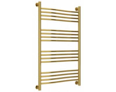 Полотенцесушитель водяной Сунержа Флюид+, высота 100, ширина 60 см, универсальное подключение, цвет золото, 03-0222-1060