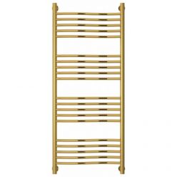 Полотенцесушитель водяной Сунержа Флюид+, высота 120, ширина 50 см, универсальное подключение, цвет золото, 03-0222-1250