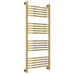 Полотенцесушитель водяной Сунержа Флюид+, высота 120, ширина 50 см, универсальное подключение, цвет золото, 03-0222-1250