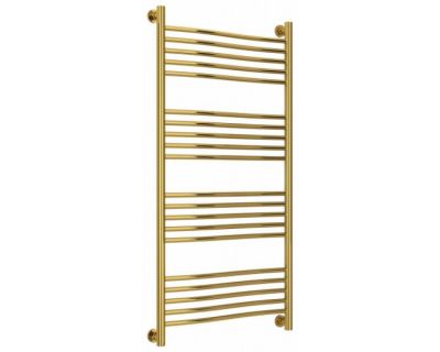 Полотенцесушитель водяной Сунержа Флюид+, высота 120, ширина 60 см, универсальное подключение, цвет золото, 03-0222-1260