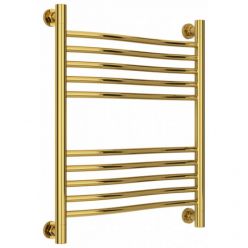 Полотенцесушитель водяной Сунержа Флюид+, высота 60, ширина 50 см, универсальное подключение, цвет золото, 03-0222-6050