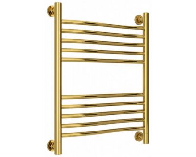 Полотенцесушитель водяной Сунержа Флюид+, высота 60, ширина 50 см, универсальное подключение, цвет золото, 03-0222-6050