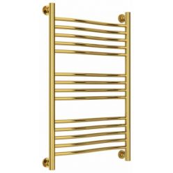 Полотенцесушитель водяной Сунержа Флюид+, высота 80, ширина 50 см, универсальное подключение, цвет золото, 03-0222-8050