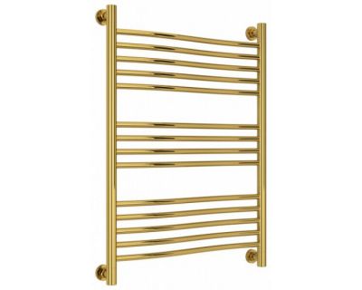 Полотенцесушитель водяной Сунержа Флюид+, высота 80, ширина 60 см, универсальное подключение, цвет золото, 03-0222-8060