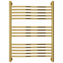 Полотенцесушитель водяной Сунержа Флюид+, высота 80, ширина 60 см, универсальное подключение, цвет золото, 03-0222-8060