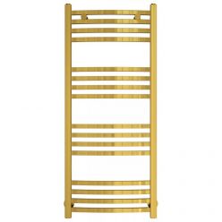 Полотенцесушитель водяной Сунержа Аркус, высота 100 см, ширина 40 см, универсальное подключение, цвет золото, 03-0251-1040