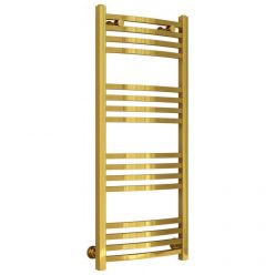 Полотенцесушитель водяной Сунержа Аркус, высота 100 см, ширина 40 см, универсальное подключение, цвет золото, 03-0251-1040