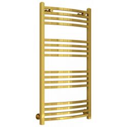 Полотенцесушитель водяной Сунержа Аркус, высота 100 см, ширина 50 см, универсальное подключение, цвет золото, 03-0251-1050