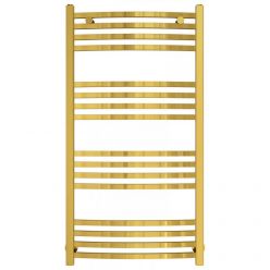 Полотенцесушитель водяной Сунержа Аркус, высота 100 см, ширина 50 см, универсальное подключение, цвет золото, 03-0251-1050