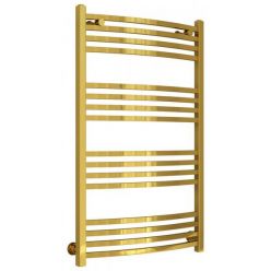 Полотенцесушитель водяной Сунержа Аркус, высота 100 см, ширина 60 см, универсальное подключение, цвет золото, 03-0251-1060