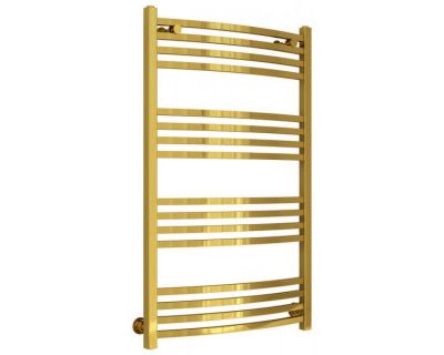 Полотенцесушитель водяной Сунержа Аркус, высота 100 см, ширина 60 см, универсальное подключение, цвет золото, 03-0251-1060