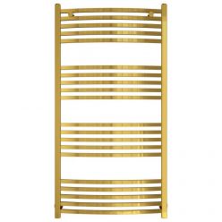 Полотенцесушитель водяной Сунержа Аркус, высота 120 см, ширина 60 см, универсальное подключение, цвет золото, 03-0251-1260