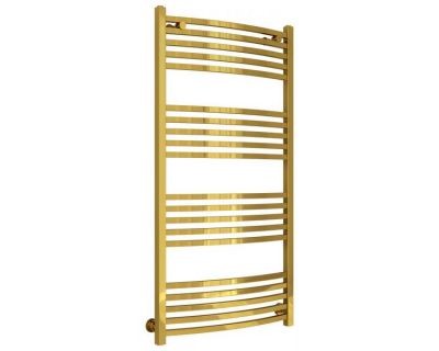 Полотенцесушитель водяной Сунержа Аркус, высота 120 см, ширина 60 см, универсальное подключение, цвет золото, 03-0251-1260