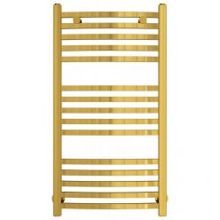 Полотенцесушитель водяной Сунержа Аркус, высота 80 см, ширина 40 см, универсальное подключение, цвет золото, 03-0251-8040