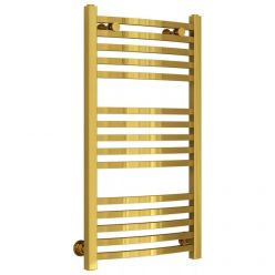 Полотенцесушитель водяной Сунержа Аркус, высота 80 см, ширина 40 см, универсальное подключение, цвет золото, 03-0251-8040