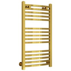 Полотенцесушитель водяной Сунержа Аркус, высота 80 см, ширина 40 см, универсальное подключение, цвет золото, 03-0251-8040