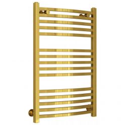 Полотенцесушитель водяной Сунержа Аркус, высота 80 см, ширина 50 см, универсальное подключение, цвет золото, 03-0251-8050