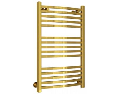 Полотенцесушитель водяной Сунержа Аркус, высота 80 см, ширина 50 см, универсальное подключение, цвет золото, 03-0251-8050