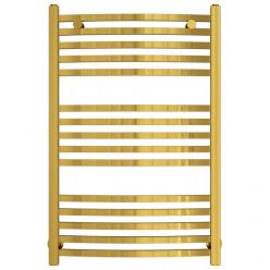 Полотенцесушитель водяной Сунержа Аркус, высота 80 см, ширина 50 см, универсальное подключение, цвет золото, 03-0251-8050