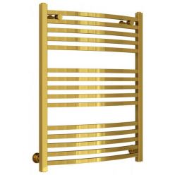 Полотенцесушитель водяной Сунержа Аркус, высота 80 см, ширина 60 см, универсальное подключение, цвет золото, 03-0251-8060