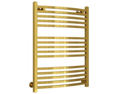 Полотенцесушитель водяной Сунержа Аркус, высота 80 см, ширина 60 см, универсальное подключение, цвет золото, 03-0251-8060