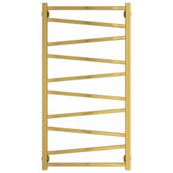 Полотенцесушитель водяной Сунержа Сирокко, высота 100 см, ширина 50 см, универсальное подключение, цвет золото, 03-0253-1050