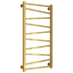 Полотенцесушитель водяной Сунержа Сирокко, высота 100 см, ширина 50 см, универсальное подключение, цвет золото, 03-0253-1050