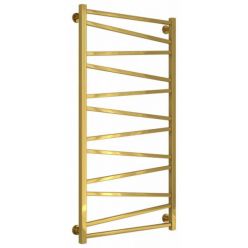 Полотенцесушитель водяной Сунержа Сирокко, высота 120 см, ширина 60 см, универсальное подключение, цвет золото, 03-0253-1260