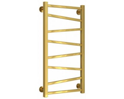 Полотенцесушитель водяной Сунержа Сирокко, высота 80 см, ширина 40 см, универсальное подключение, цвет золото, 03-0253-8040