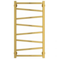 Полотенцесушитель водяной Сунержа Сирокко, высота 80 см, ширина 40 см, универсальное подключение, цвет золото, 03-0253-8040