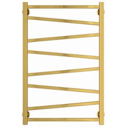 Полотенцесушитель водяной Сунержа Сирокко, высота 80 см, ширина 50 см, универсальное подключение, цвет золото, 03-0253-8050