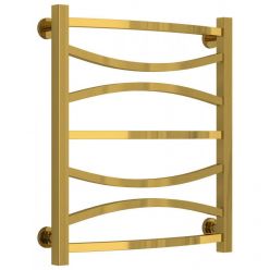 Полотенцесушитель водяной Сунержа Ажур, высота 60 см, ширина 50 см, нижнее подключение, цвет золото, 03-0255-6050