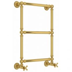 Полотенцесушитель водяной Сунержа Ренессанс 1304, высота 66 см, ширина 40 см, нижнее подключение, цвет золото, 03-0280-6640