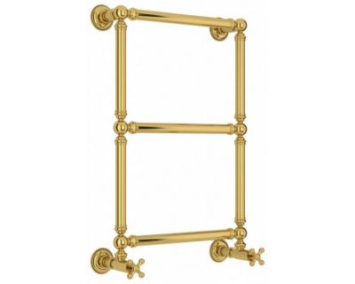 Полотенцесушитель водяной Сунержа Ренессанс 1304, высота 66 см, ширина 40 см, нижнее подключение, цвет золото, 03-0280-6640