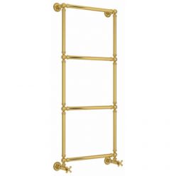 Полотенцесушитель водяной Сунержа Ренессанс 1304, высота 120 см, ширина 50 см, нижнее подключение, цвет золото, 03-0280-1250