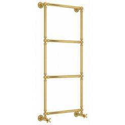 Полотенцесушитель водяной Сунержа Ренессанс 1304, высота 120 см, ширина 50 см, нижнее подключение, цвет золото, 03-0280-1250