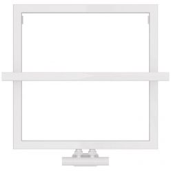 Полотенцесушитель водяной Сунержа Штиль EU50+, высота 60 см, ширина 60 см, цвет белый, 12-0256-5353