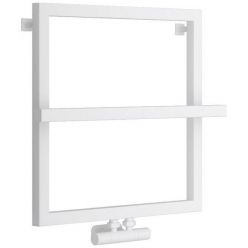 Полотенцесушитель водяной Сунержа Штиль EU50+, высота 60 см, ширина 60 см, цвет матовый белый, 30-0256-5353