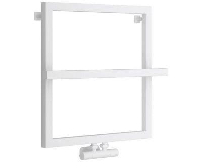 Полотенцесушитель водяной Сунержа Штиль EU50+, высота 60 см, ширина 60 см, цвет матовый белый, 30-0256-5353