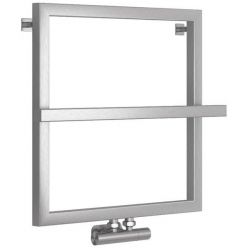 Полотенцесушитель водяной Сунержа Штиль EU50+, высота 60 см, ширина 60 см, цвет сатин, 071-0256-5353